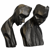 Abstract sculpture of a woman 04