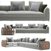 Meroni Colzani Anzio sofa