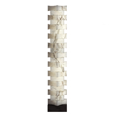 Stacked Alabaster Floor Lamp