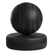 Tire tread and smooth rubber material