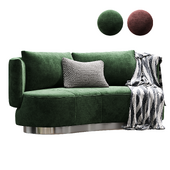 Yves Round sofa by Minotti