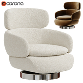 Vivienne High Armchair by Minotti