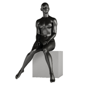 Female Sitting Mannequin for Clothing Display