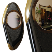 Chital Mirror in Shagreen