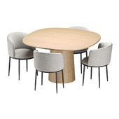 Dining Chair Filmore and Dining Table Motto