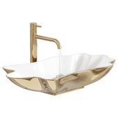 REA Sea Infinity White Gold Washbasin