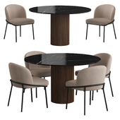 Ostinato table Milos chair