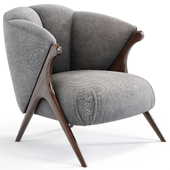 Barrel Lounge Armchair By Karpen California