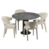 Dining Chair Josephine and Dining Table Volterra