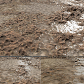 Eroded Muddy Ground