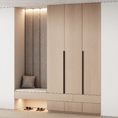 576 hallway zone 19 built in wardrobe with soft wall niche