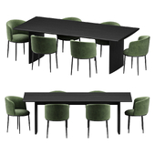 Dining Chair Filmore and Dining Table Tricia