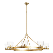 Chamberlin Metal Round Chandelier