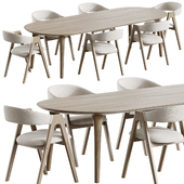Artisan Neva Table and Deephouse Dublin chair