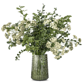 Bouquet of Flowers Branches in Vase 39