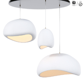Nordic Style Resin Oval Pendant Lights