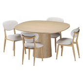Dining Chair Allston and Dining Table Motto