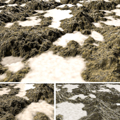 Frozen Rocky Terrain