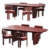 Boon dining table set by Atelier Pendhapa