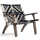 Masaya Armchair Coffee / Colonial Pattern