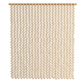 Macrame rope decoration wall partition