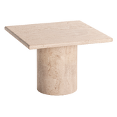Costin Travertine Side Table