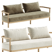 Cove Teak 3 Seat Sofa