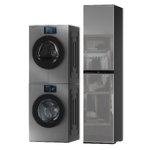 SAMSUNG Bespoke AI Series washing machine set | Laundry appliance set