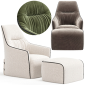 Santa Monica Lounge Armchair By Poliform