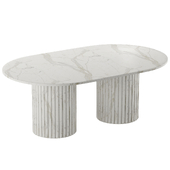 Hercle Oval Dining Table by Opinion Ciatti