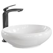 Countertop Basin REA Sofia Silver