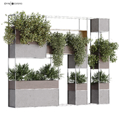 plant in box partition fitowall set 538