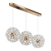 Triple dandelion chandelier