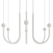 Agrippa chandelier by Lampatron