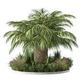 Outdoor Tropical Garden Set.133
