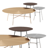 Bassa coffee tables by Bernhardt Design