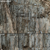 6к Фрагмент скалы