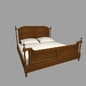 LANE bed 868.rar - Кровати - 3D модель