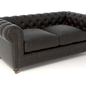 Cigar club leather sofa 77'' 7842-3010 VL - Диваны - 3D модель