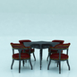 eppi_group - Стол + стул - 3D модель