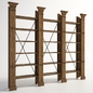 GRAMERCY HOME - XAVIER TRIPLE BOOKSHELF 502.007L - Другое - 3D модель