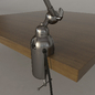 Светильник Restoration Hardware ATELIER TASK TABLE CLAMP LAMP BRONZE - Настольный - 3D модель - фото 2