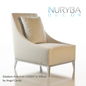 Nuryba Decor Modern Armchair by Angel Cerda - Кресла - 3D модель