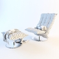 Кресло и оттоманка Woodnotes NARROW SWIVEL k CHAIR - Кресла - 3D модель - фото 2