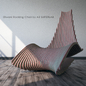 Diwani Rocking Chair by AE SUPERLAB - Кресла - 3D модель