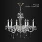 Vesta Clear Chandelier - Подвесной - 3D модель
