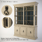 буфет Bernhardt Antiquarian China Cabinet Deck Base (365-617,365-110) - Шкафы - 3D модель