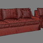 Baker Tiburon sofa & Tiburon Lounge Chair_Barbara Barry - Диваны - 3D модель - фото 3
