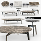 Poliform Tribeca coffee table set - Столы - 3D модель