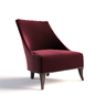 Кресло Crate and Barrel Matisse Armless Slipper Chair - Кресла - 3D модель - фото 3